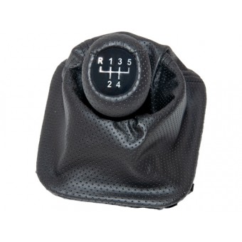 Topuzlu Vites Körüğü E30 -5 İleri- Man.Şanz; Siyah Noktalı Suni Deri 1983-91